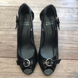 Stuart Weitzman peep toe heels